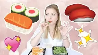 SUSHI MUKBANG 🍣😍 + JULLIE VRAGEN BEANTWOORDEN! | Kristina K ❤