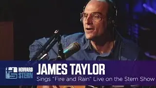 James Taylor “Fire and Rain” Live on the Stern Show (1997)