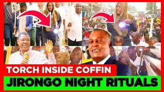 KWISHA! Luhya Elders Perform Night Rituals in Jirongo's Coffin Ahead of Burial  Tomorrow