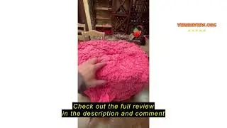 Review Homguava Bean Bag Chair: Teardrop Bean Bags with Memory Foam Filled, Compact Beanbag Chairs S