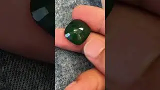 Original green emerald stone #gemstone #naturalemerald beautiful colour loket and ring size