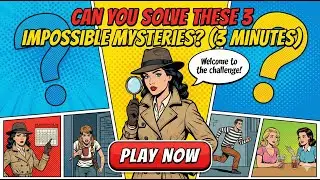 Test Your IQ: Can You Solve These 3 Impossible Mysteries in 3 Minutes?