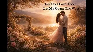 How Do I Love Thee? | Elizabeth Barrett Browning | Romantic Poetry Music | Love Pop Ballad
