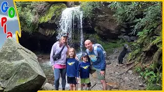 Hidden Waterfall Adventure: Hiking Behind Grotto Falls in the Smokies!