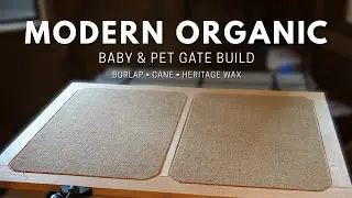 A Clean and Natural Baby Gate Build