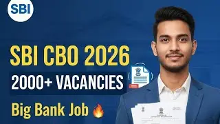 SBI CBO Recruitment 2026: The Most Exciting Banking Job Yet? #job #sbi #bankjob #sbicbo #govtjob