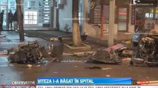 Impact violent în Bârlad