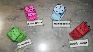 Paper Wrist Watch#Wrist Watch#Simple (easy) Watch with Paper #Kids Easy Paper Wrist Watch