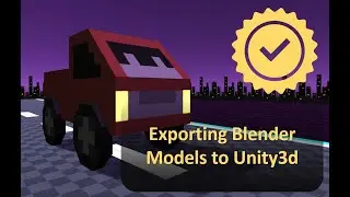 Exporting Blender Models to Unity3d