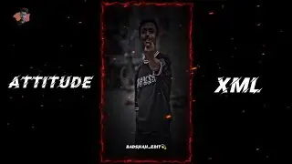 New Tending Attitude Boy Xml File😊Badshah_edit 💫#alightmotion