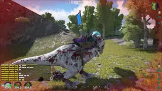 ARK SOTF Battle royal Mod: NA player plays on EU server max level T-Rex vs salty Admin FTW (PVP)