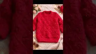 Handmade baby knitting sweater design