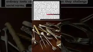 The Fork Was Once Called &ldquo;Evil&rdquo; #HistoryFacts #EverydayOrigins #ForkHistory #WeirdHistory #2025