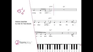 Fly me to the Moon - Singer Sheet Music 🎶