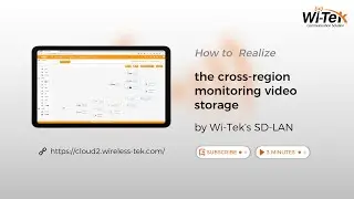 How to realize the cross-region Monitoring video storage by Wi-Tek&rsquo;s SD-LAN