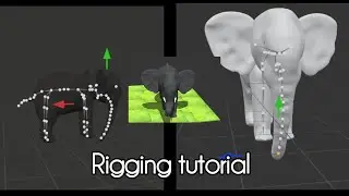 3d elephant rigging tutorial (prisma3d mobile)