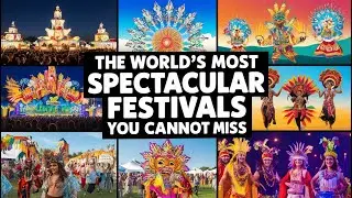 World's Most Spectacular Festivals, you can't miss! [4K]