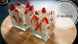 Овсянка с клубникой 🍓FIT MAGNOLIA, без сливок, без сахара, без крахмала, без муки, без яиц