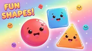 Shapes Song for Kids | Circle Square Triangle | Fun Learning Video for Toddlers & Preschool