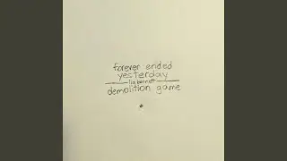 Forever Ended Yesterday