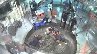 4-way training in SkyDiveArena wind tunnel in Prague