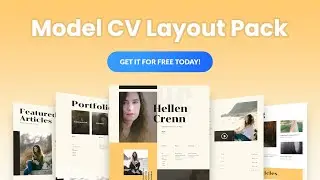 Get a FREE Model CV Layout Pack for Divi