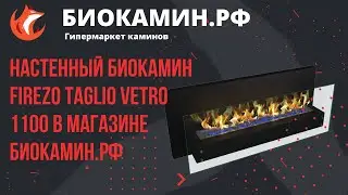 Настенный биокамин Firezo Taglio vetro 1100 в магазине Биокамин.рф