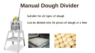 Manual Dough Divider For Bagel Donut Bread Bun Pastry Dough Preparation #machine
