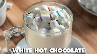How to Make White Hot Chocolate (Homemade Hot Chocolate using White Chocolate)