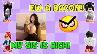 🐷 TEXT TO SPEECH 🐷 My Little Sister Joined My GC And Told Them My Secrets