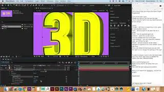 Tutorial: After Effects 3d Type & Lights