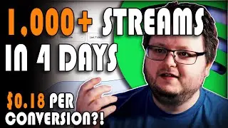FIRST SONG - 1,000 Spotify Streams In 4 Days | Facebook Ads for Music