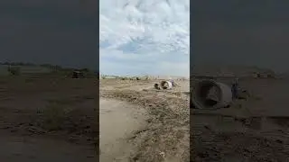 After Flood Yamuna river kinare #yamunariverflood #virelshorts