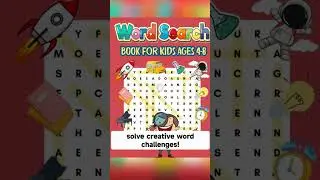 Word search book for kids
