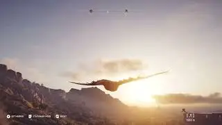 Enjoying a peaceful eagle flight as Ikaros - Assassin's Creed Odyssey Game Clip