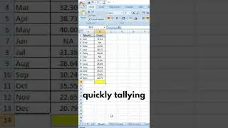 Count Function in Excel