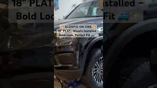 #Scorpio #MahindraScorpio #PlatiWheels #CarMods #SUVLife #ScorpioMods #OffRoadIndia #yokohama