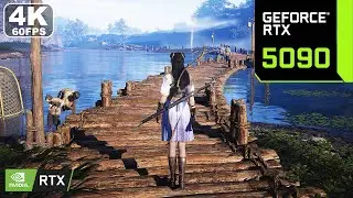 Где встречаются ветры | RTX 5090 32 ГБ (максимальные настройки 4K, DLSS выключен)