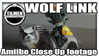 Wolf-Link Amiibo Close Up footage