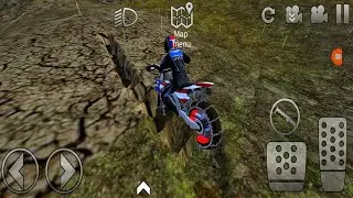 No fear, just throttle on tough terrain! 💪🔥#OffRoadRide