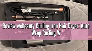 Review webeauty Curling Iron Hair Dryer: Auto Wrap Curling Wand 1 1/4 Inch Automatic Hair Curler, Ce