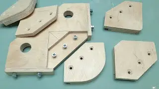 Making a universal corner template 10N in 1 -  How to make perfect cutting board edges