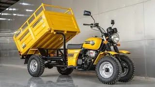 🚨 This Insanely Powerful Yellow Hydraulic Dump Motorcycle Is Replacing Trucks Across America 🔥