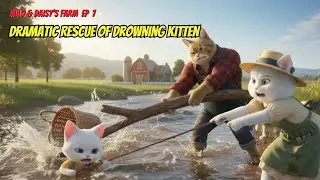 Milo & Daisy&rsquo;s Farm  Ep  7  Dramatic rescue of drowning kitten