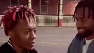Luh Rocket BANG freestyle outside of bar