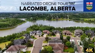 🚁 Lacombe, Alberta 🍁🌾 Dron 4K