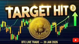 &ldquo;BTC Live Trade | Target Achieved | 20 Jan 2026 | Real-Time Bitcoin Trading&rdquo; @thetrademarkett