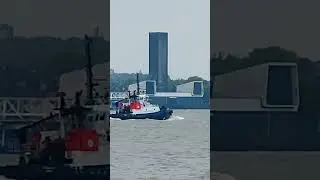 TUG BOAT ON THE RIVER MERSEY