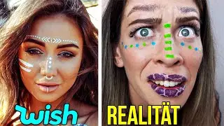 Werbung vs Realität: Irre BEAUTY TATTOOS von WISH... *help*