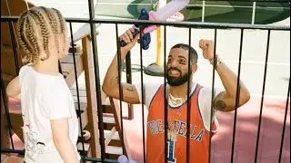 Drake at his Sons Birthday Party